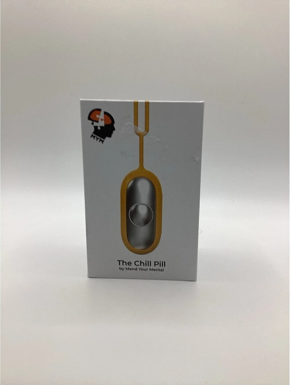 The Chill Pill by Mend Your Mental Hand Held Device Anxiety Sleep NIB Silver